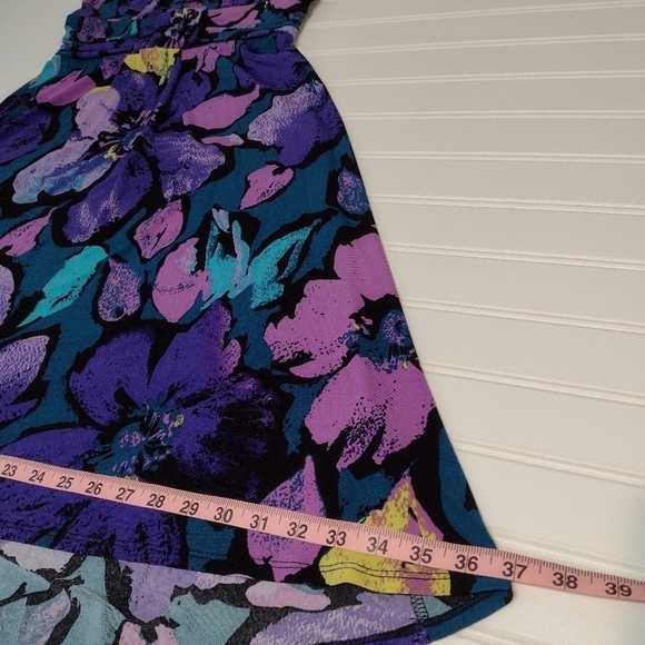 AGB women's strapless floral print dress size (M) - Picture 12 of 16